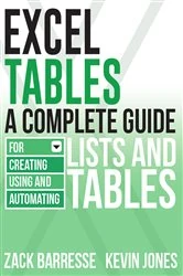 Book cover of Excel Tables by Zack Barresse