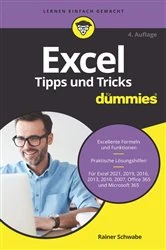 Book cover of Excel Tipps und Tricks für Dummies (4th ed.) by Rainer W. Schwabe