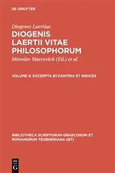 Book cover of Excerpta Byzantina et Indices by Diogenes Laertius