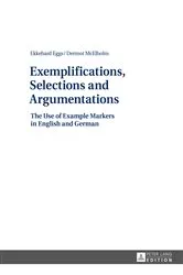 Book cover of Exemplifications, Selections and Argumentations by Ekkehard Eggs