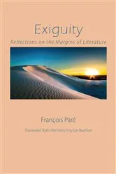 Book cover of Exiguity by François Paré