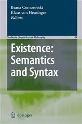 Book cover of Existence: Semantics and Syntax by Ileana Comorovski