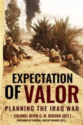 Book cover of Expectation of Valor by Kevin C.M. Benson