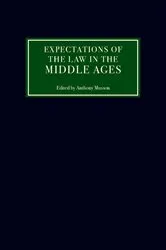 Book cover of Expectations of the Law in the Middle Ages by Anthony Musson