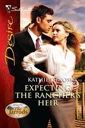 Book cover of Expecting the Rancher's Heir by Kathie DeNosky