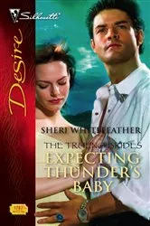 Book cover of Expecting Thunder's Baby by Sheri WhiteFeather