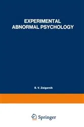 Book cover of Experimental Abnormal Psychology by B. Zeigarnik