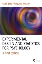 Book cover of Experimental Design and Statistics for Psychology by Unknown