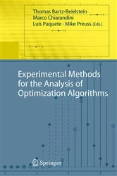 Book cover of Experimental Methods for the Analysis of Optimization Algorithms by Thomas Bartz-Beielstein