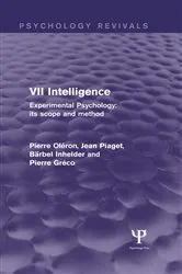 Book cover of Experimental Psychology Its Scope and Method: Volume VII by Pierre Oléron