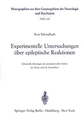 Book cover of Experimentelle Untersuchungen über epileptische Reaktionen by K. Schmalbach