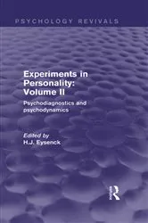 Book cover of Experiments in Personality: Volume 2 (Psychology Revivals) by H. J. Eysenck