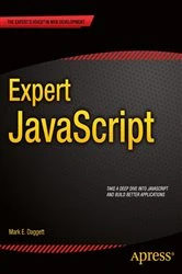 Book cover of Expert JavaScript by Mark E. Daggett