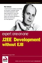 Book cover of Expert One-on-One J2EE Development without EJB by Rod Johnson