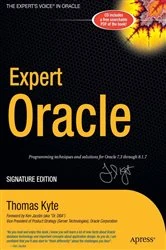 Book cover of Expert One-on-One Oracle by Thomas Kyte