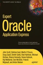 Book cover of Expert Oracle Application Express by John Scott