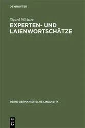 Book cover of Experten- und Laienwortschätze by Unknown