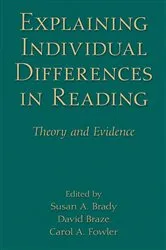 Book cover of Explaining Individual Differences in Reading by Susan A. Brady