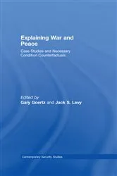 Book cover of Explaining War and Peace by Jack Levy