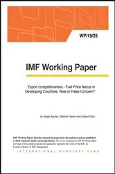 Book cover of Export Competitiveness - Fuel Price Nexus in Developing Countries: Real or False Concern? by Kangni R Kpodar