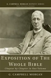 Book cover of Exposition of The Whole Bible by G. Campbell Morgan