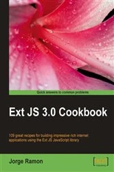 Book cover of Ext JS 3.0 Cookbook by Jorge Ramon