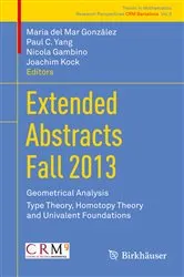 Book cover of Extended Abstracts Fall 2013 by Maria del Mar González