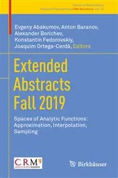 Book cover of Extended Abstracts Fall 2019 by Evgeny Abakumov