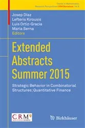 Book cover of Extended Abstracts Summer 2015 by Josep Díaz