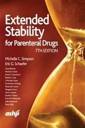 Book cover of Extended Stability for Parenteral Drugs by Michelle Simpson
