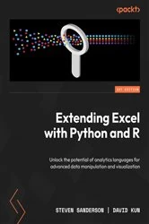 Book cover of Extending Excel with Python and R by Steven Sanderson