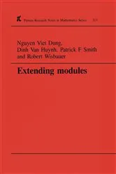 Book cover of Extending Modules by Nguyen Viet Dung