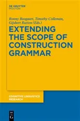 Book cover of Extending the Scope of Construction Grammar by Unknown