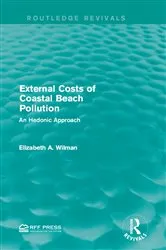 Book cover of External Costs of Coastal Beach Pollution by Elizabeth A. Wilman