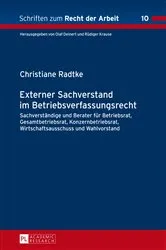 Book cover of Externer Sachverstand im Betriebsverfassungsrecht by Unknown