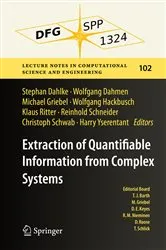 Book cover of Extraction of Quantifiable Information from Complex Systems by Stephan Dahlke