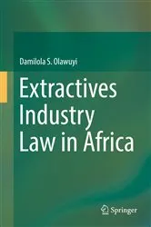 Book cover of Extractives Industry Law in Africa by Unknown