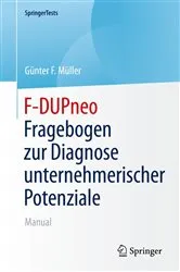 Book cover of F-DUPneo - Fragebogen zur Diagnose unternehmerischer Potenziale by Günter F. Müller