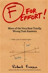Book cover of F for Effort by Richard Benson