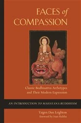 Book cover of Faces of Compassion by Taigen Dan Leighton