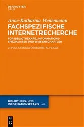 Book cover of Fachspezifische Internetrecherche by Unknown