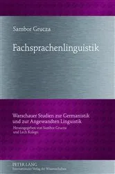 Book cover of Fachsprachenlinguistik by Unknown