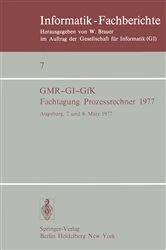 Book cover of Fachtagung Prozessrechner 1977 by G. Schmidt