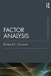 Book cover of Factor Analysis (2nd ed.) by Richard L. Gorsuch