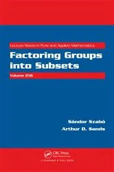 Book cover of Factoring Groups into Subsets by Sandor Szabo
