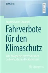 Book cover of Fahrverbote für den Klimaschutz by Sophie Manon Chourabi