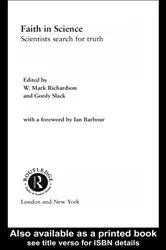 Book cover of Faith in Science by Mark Richardson