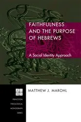Book cover of Faithfulness and the Purpose of Hebrews by Matthew J. Marohl