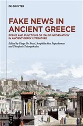 Book cover of Fake News in Ancient Greece by Diego De Brasi
