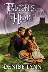 Book cover of Falcon's Heart by Denise Lynn